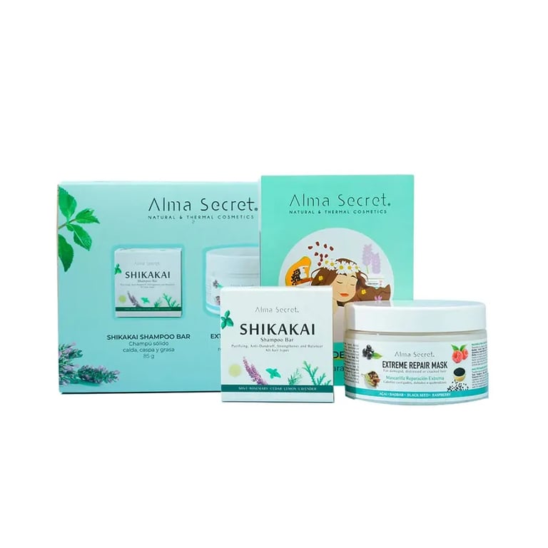 Pack Cura Capillare Shampoo Solido 85g + Maschera Riparatrice 250 ml