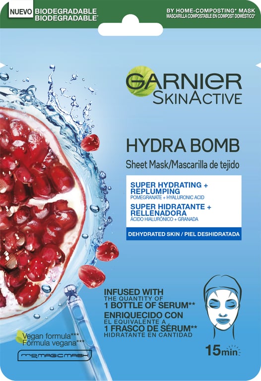 Skinactive Hydrabomb Masque Revitalisant Visage