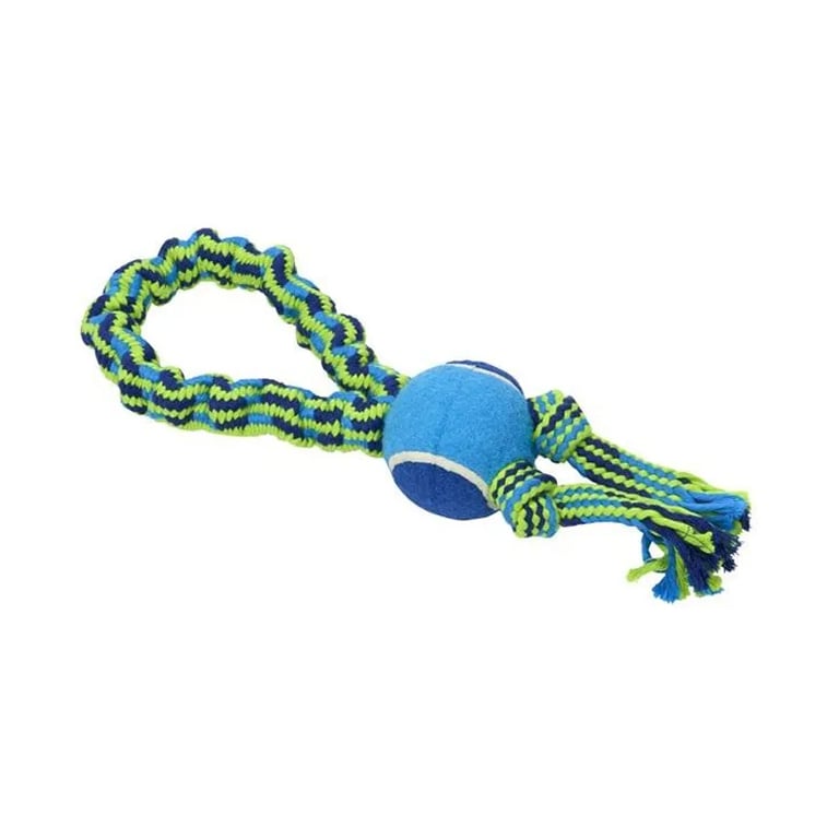 Spielzeug Hund Seil Elastisch Tennisball 33 cm