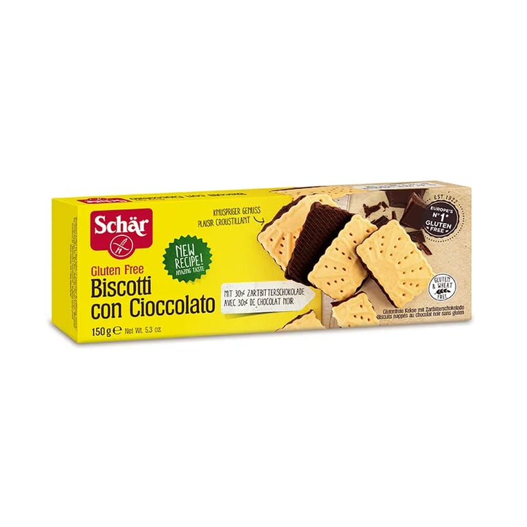 Galletas Biscotti Con Chocolate Sin Gluten