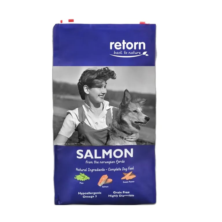 Pienso Natural Para Perros De Salmón