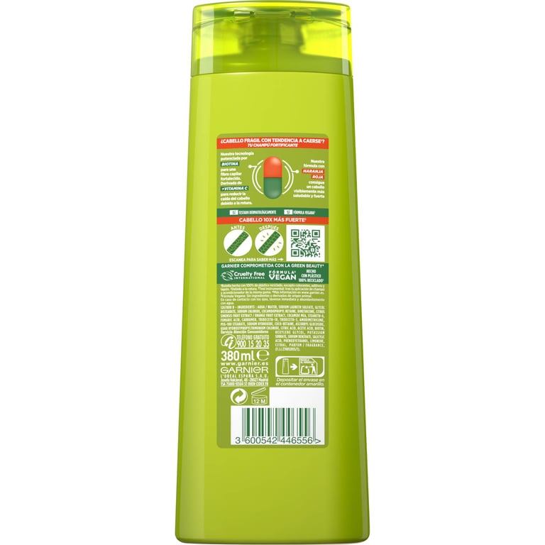 Fructis Vitamin Force Shampooing Orange Sanguine 360 ml de Fructis