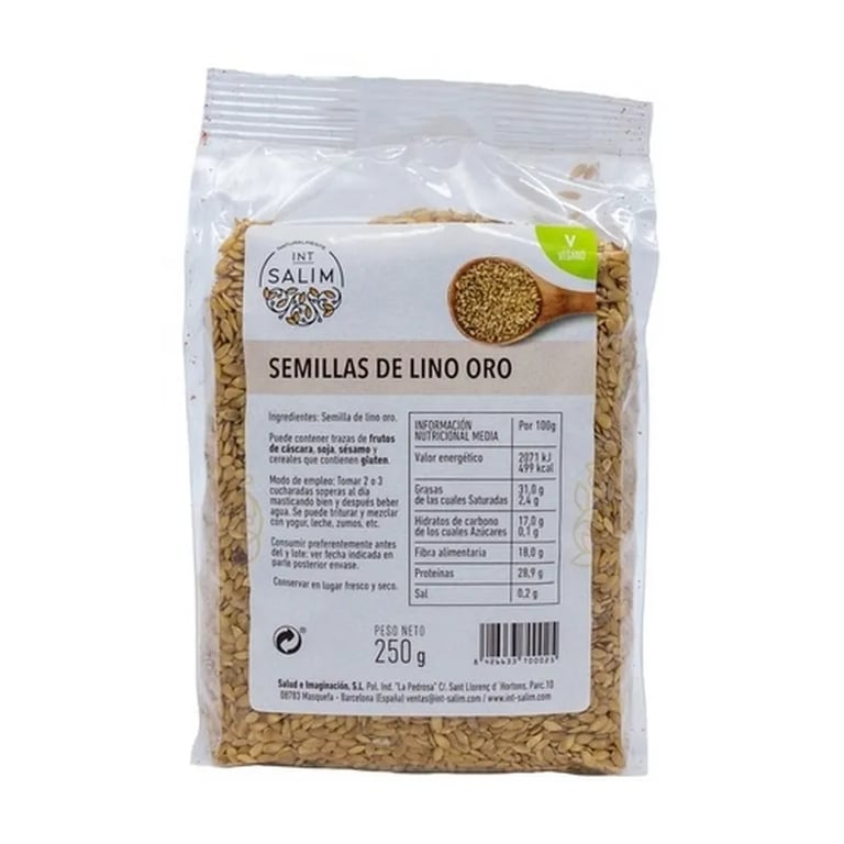 Goldene Leinsamen Samen Vegan