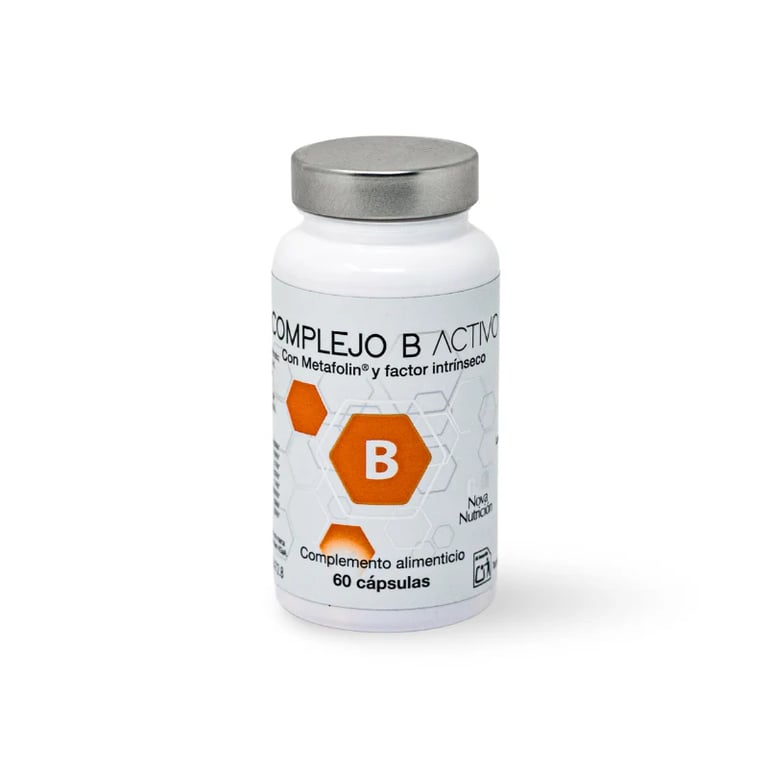 Complejo B Activo con Metafolina y Factor Intrínseco
