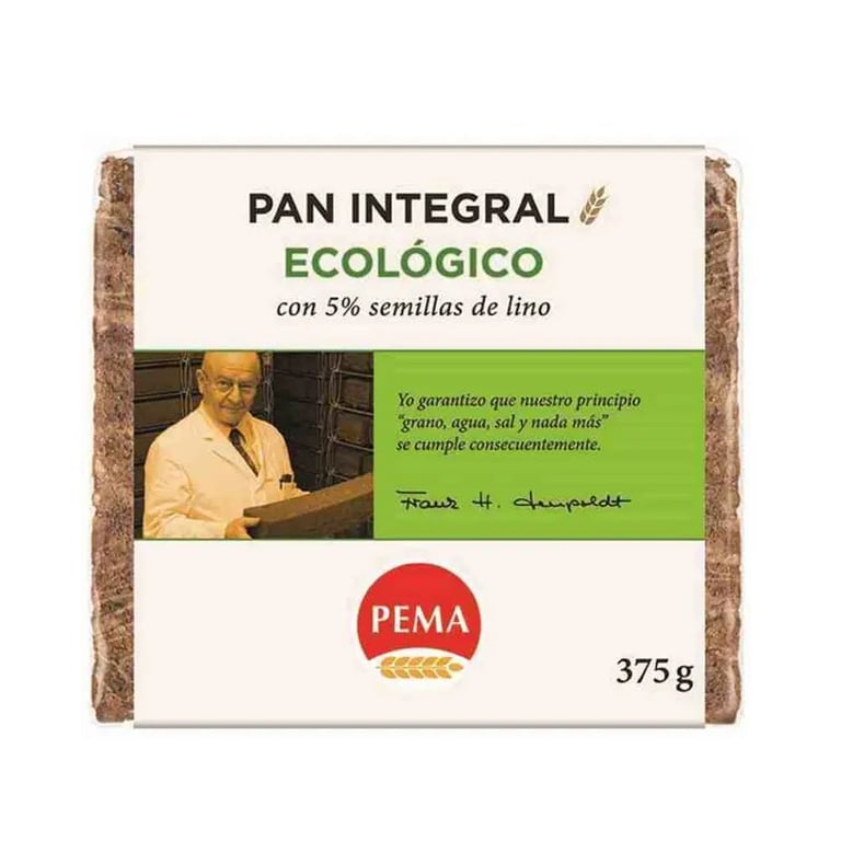 Pan Centeno 5% Semillas Lino Pema