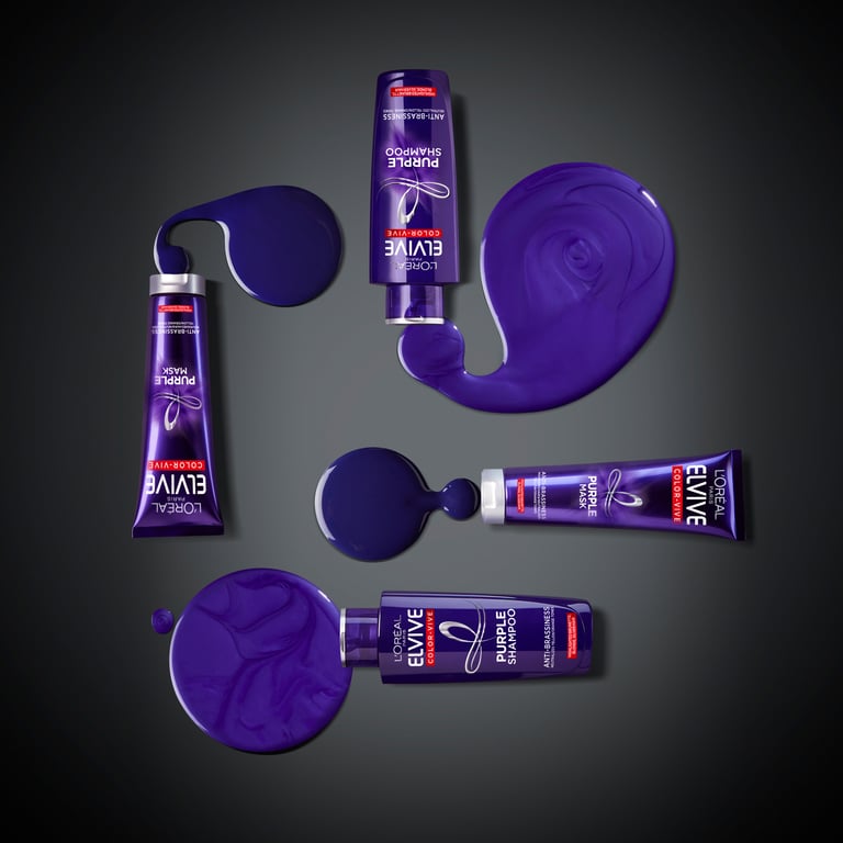 Color Vive Violette Mattierende Maske 150 ml von Elvive