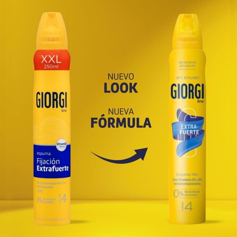 Extra starker Halt Fixierschaum Nr. 4 250 ml von Giorgi