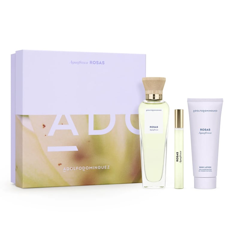 Agua Rosas EDT 120 ml + Mini 10 ml + Body Lotion 75 ml