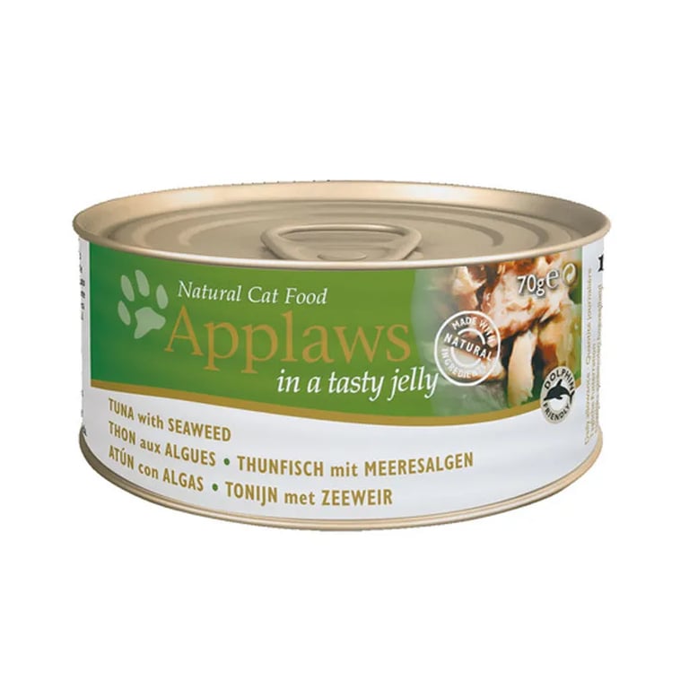 Cat Boîte Gelée Thon aux Algues Pour Chats 70 g