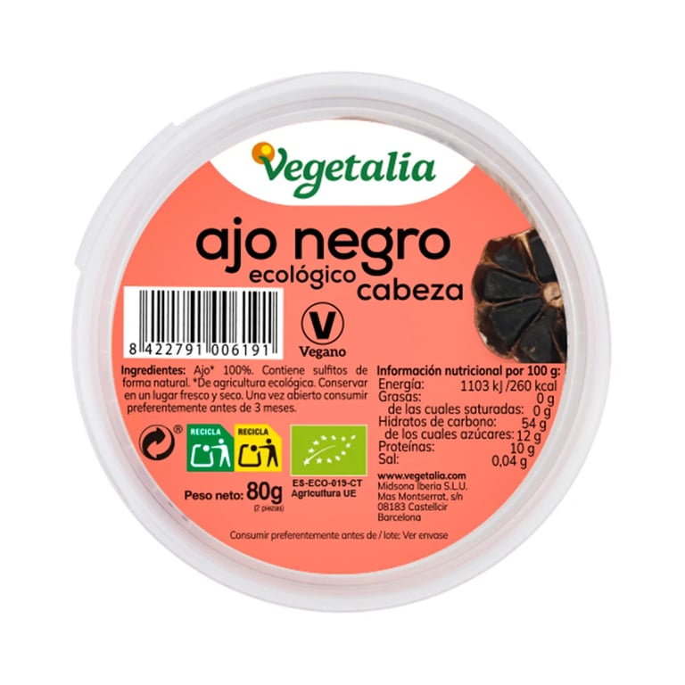 Aglio Nero Fermentato Vegano Bio