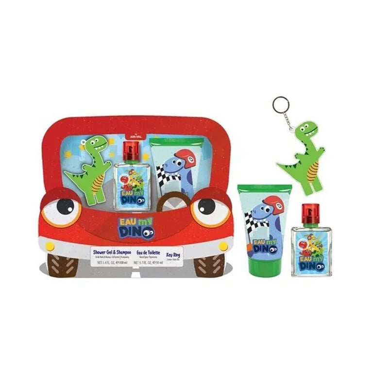 Eau My Dino EDT 50 ml + Gel & Shampoo + Schlüsselanhänger
