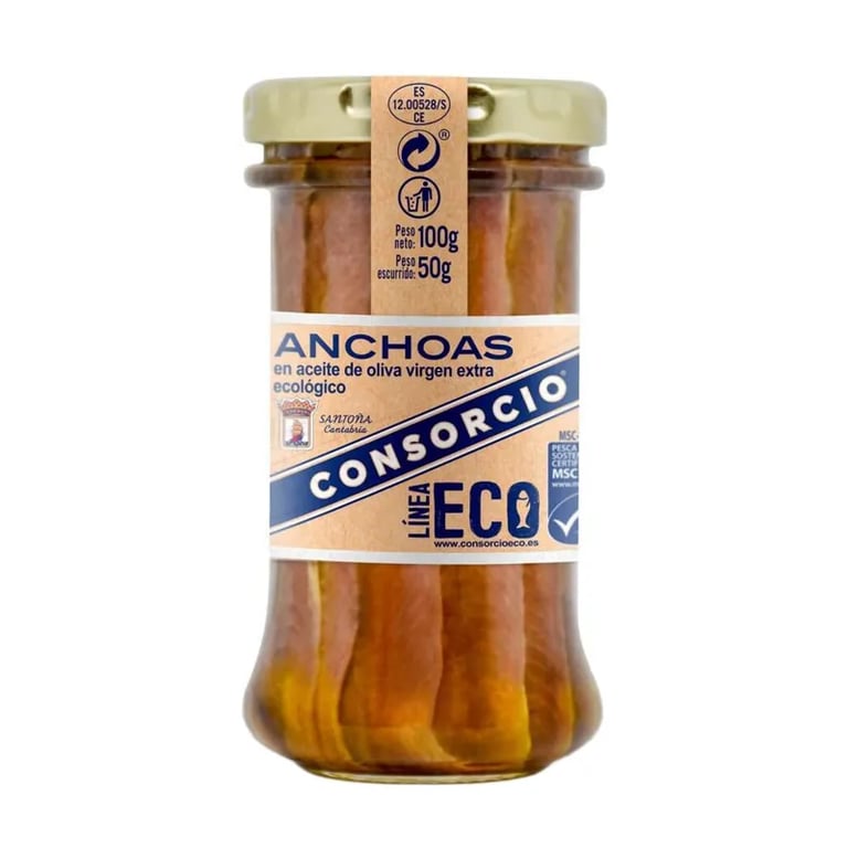 Anchovas Em Azeite Virgem Extra Biológico