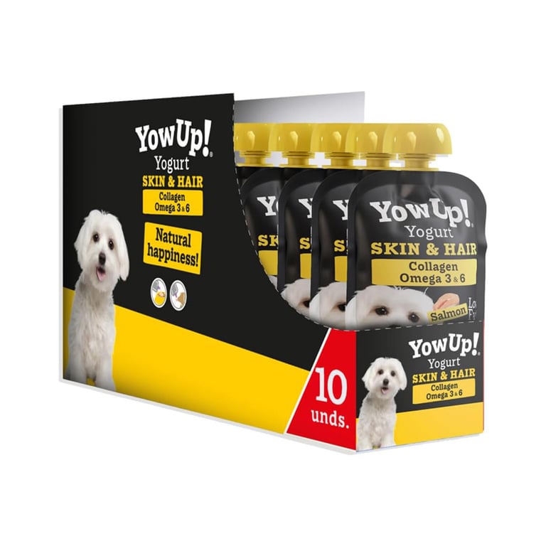 Yogur Skin & Hair Con Salmon Para Perros
