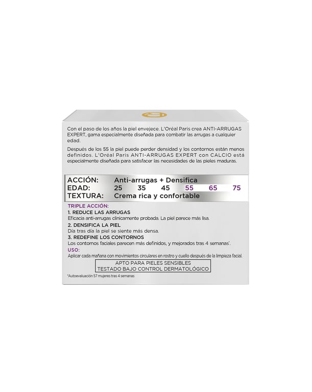 Anti-Rugas Expert Calcio +55 Creme 50 ml da LOreal Make Up