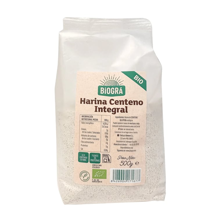 Farina Di Segale Integrale Bio