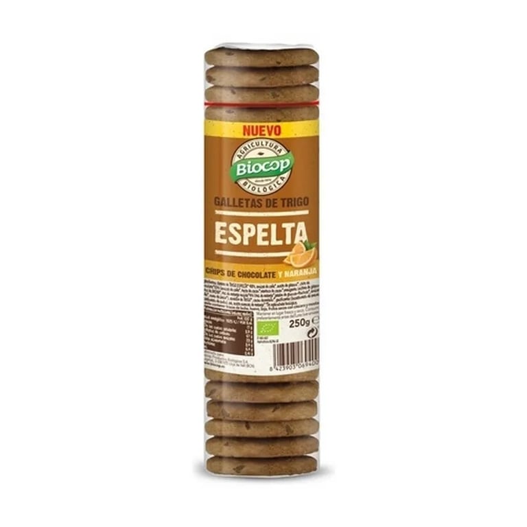 Dinkelkekse Schokolade und Orange Bio