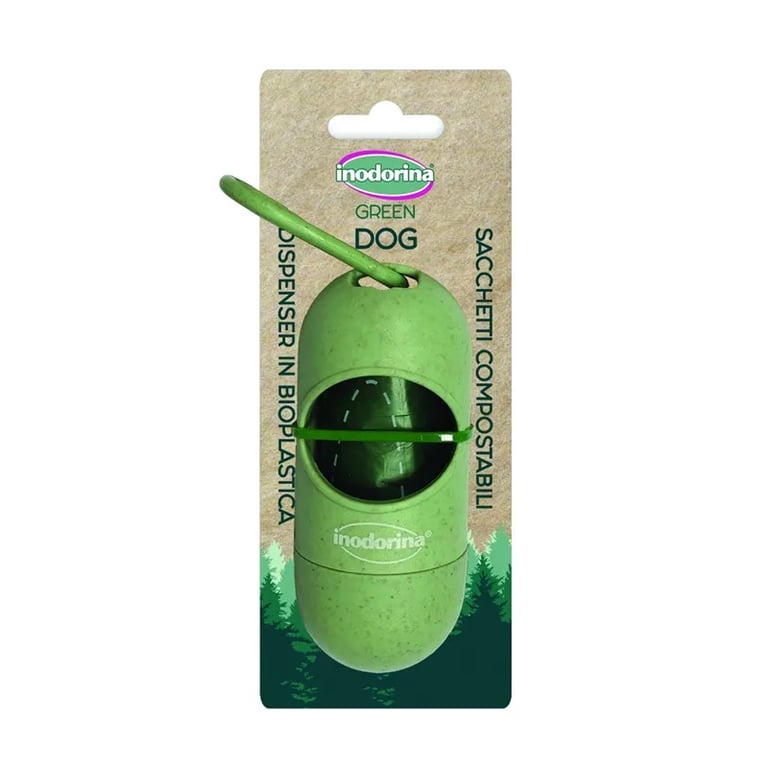 Green Dog Dispensador + 1 Rollo Bolsas Bio