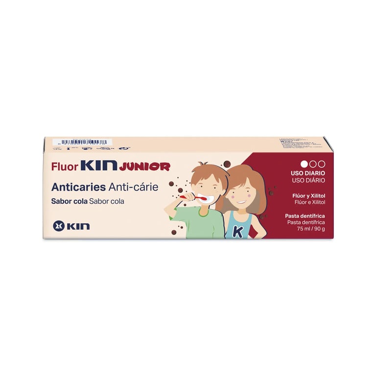 Fluor Kin Junior Dentifricio Gusto Cola­