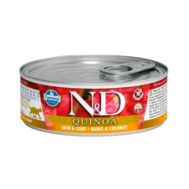 Katzenfutter Adult ND Skin Coad Wachtel Quinoa und Kokosnuss