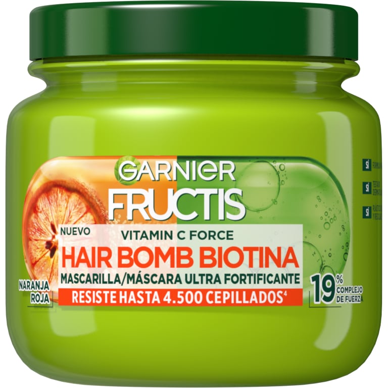 Fructis Vitamin C Hair Bomo Biotine Masque 320 ml