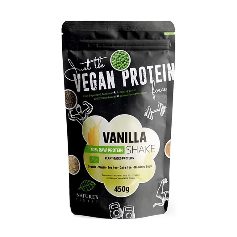 Vegan Protein 70% Con Stevia Vanilla Shake