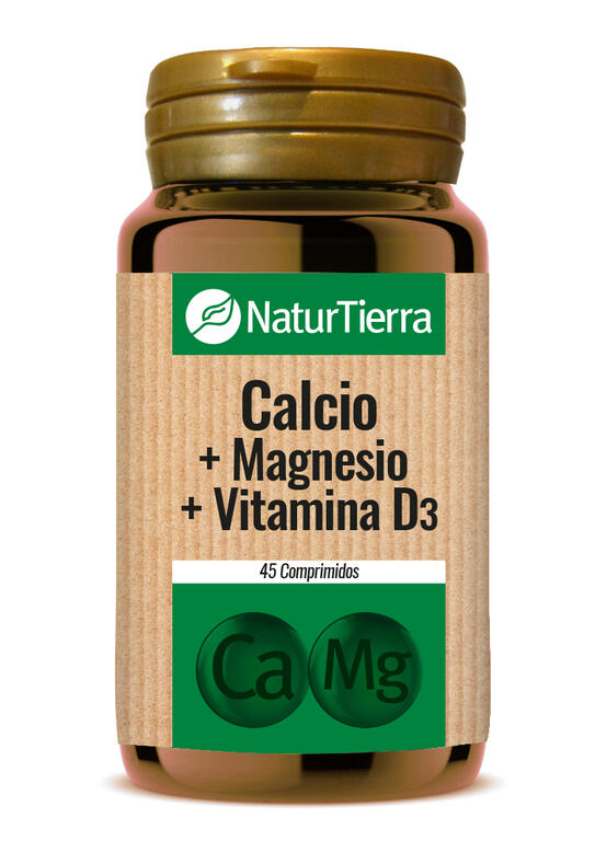 Calcio + Magnesio + Vitamina D3 45 Caps