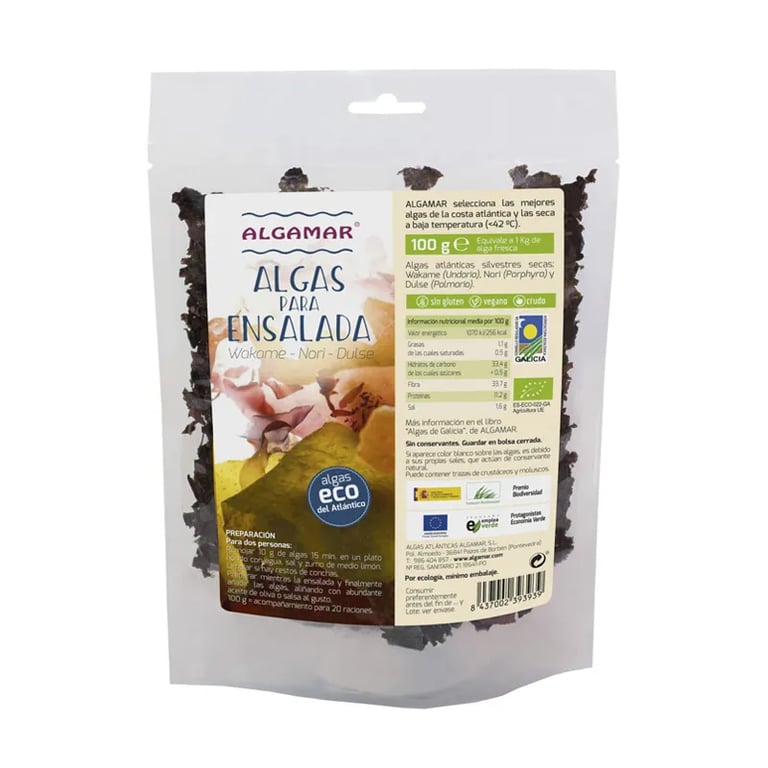 Algas Para Ensalada Wakame Y Nori Eco