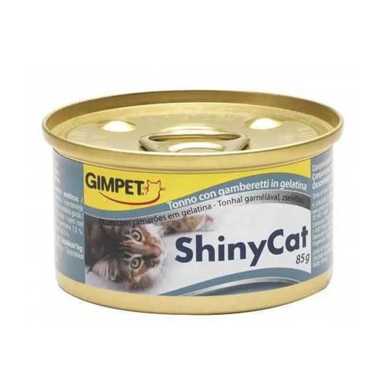 ShinyCat Natvoer Tonijn en Garnalen 85g