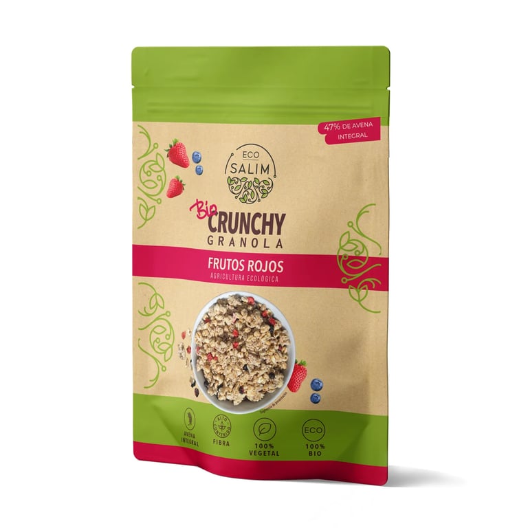 Bio Crunchy Granola Rote Früchte Eco