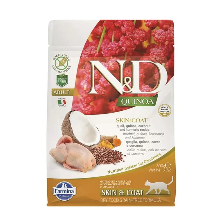 Kattenvoeding Kat Volwassen Nd Skin Coat Kieviet Quinoa En Kokos
