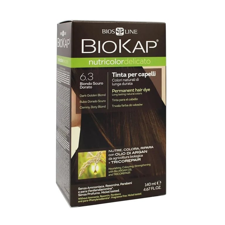 Nutricolordelicato Tinta Biondo Scuro Dorato Bio 6.3