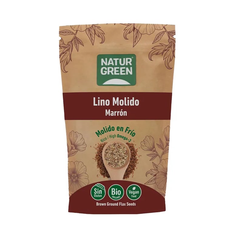 Linho Moído Em Frio Castanho Bio