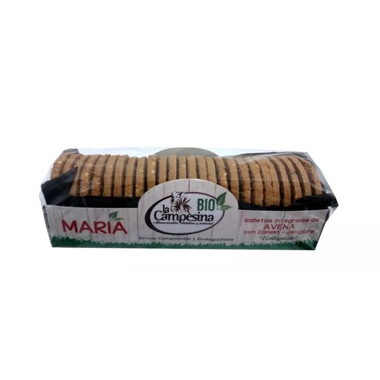 Biscuits Complets à l’Avoine Canelle et Gingembre Bio