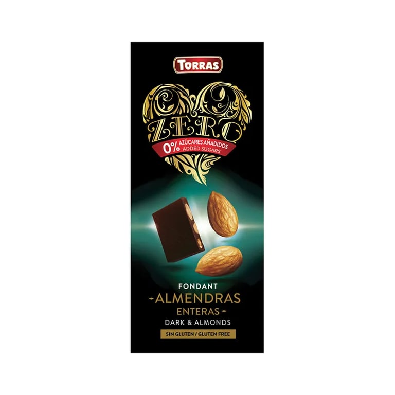 Chocolate Negro Con Almendras Zero