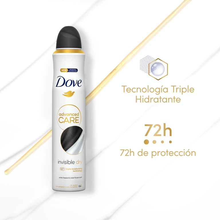 Advanced Care Invisible Dry Déodorant Spray 200 ml de Dove