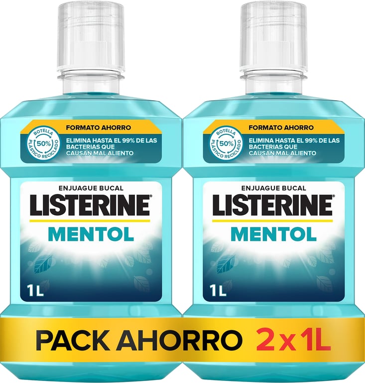 Menthol Mildes Mundwasser Mundspülung 500 ml + 250 ml 2 St 1000 ml