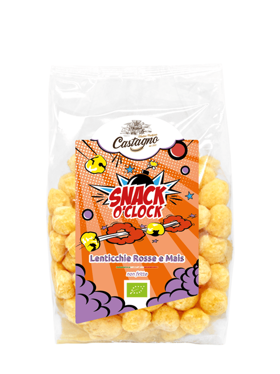 Snack De Lenteja Rojas y Maíz