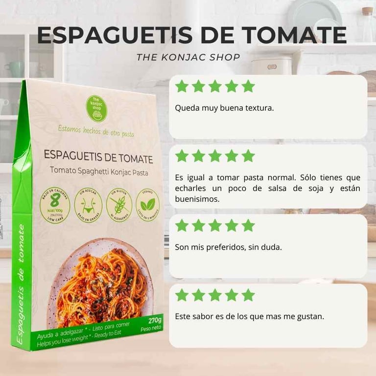 Tomaten-Spaghetti 270g von The Konjac