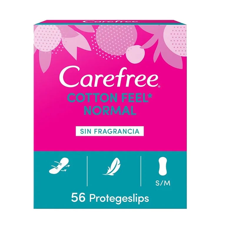 Carefree Cotton Feel Normal Protector Sin Fragancia