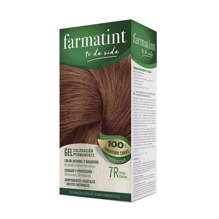 Farmatint Gel 7R Rubio Cobrizo