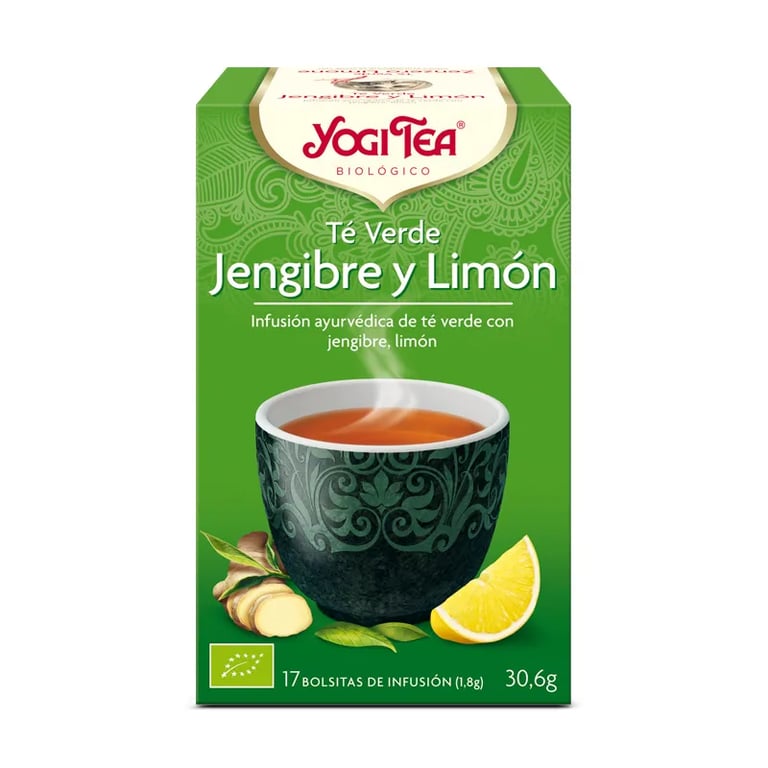 Te Verde, Jengibre Y Limón Bio