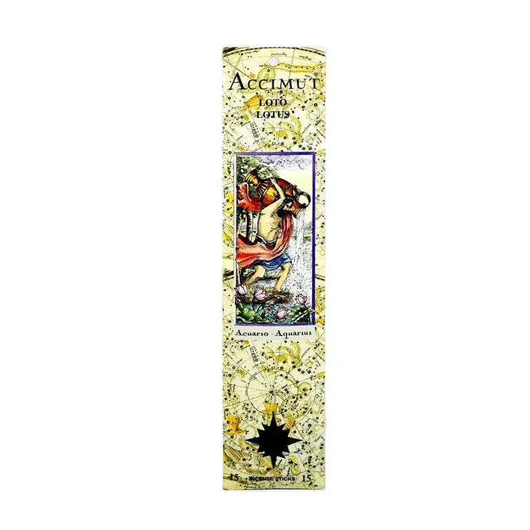 Räucherstäbchen Accimut Wassermann Lotus