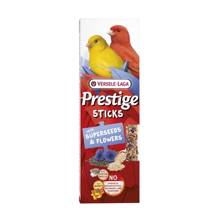 Prestige Sticks Para Canarios Con Semillas y Flores