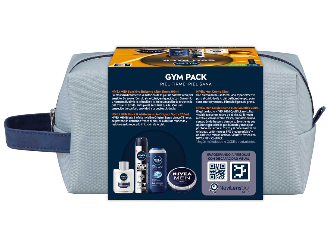 Men Gym Pack Neceser 4 Piezas de Nivea