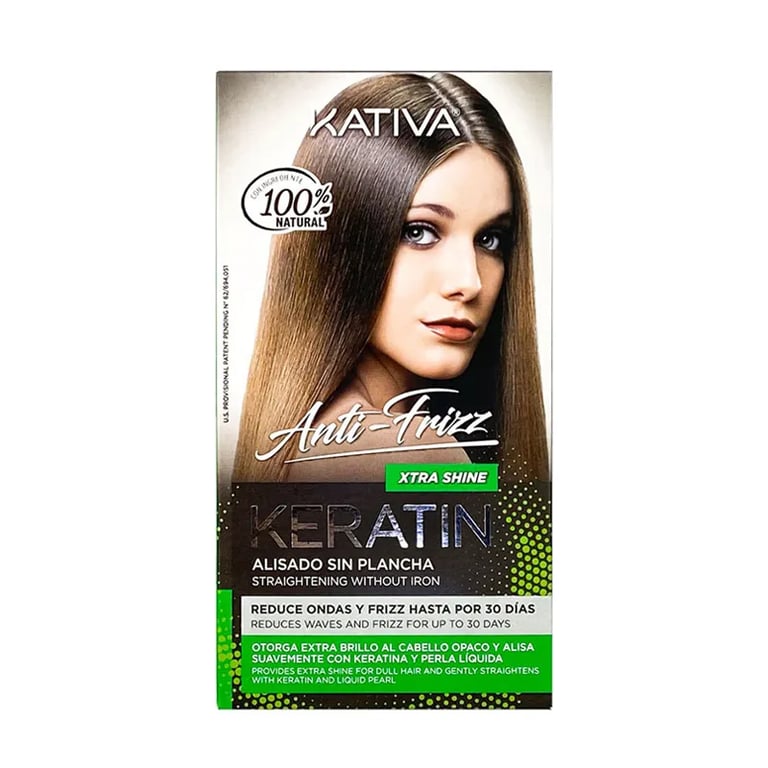 Keratin Anti-Crespo Trattamento Lisciante senza Piastra Brillantezza Extra
