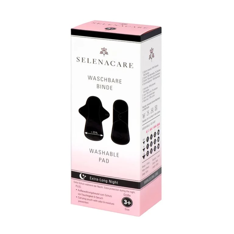 Compresa Higiénica Lavable Negra