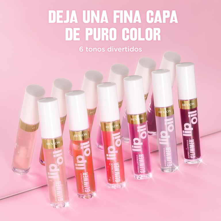 Super Lustrous Glimmer Lip Oil #06 Plump Pop de Revlon
