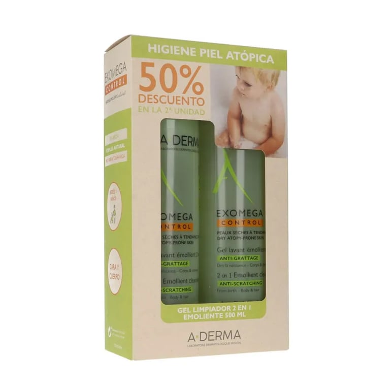 Exomega Control Gel Detergente Emolliente