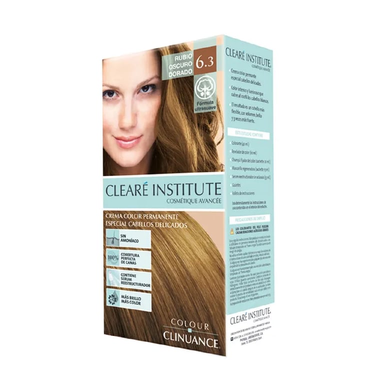 COLOUR CLINUANCE TINTE CABELLO DELICADO 6.3 RUBIO OSCURO DORADO