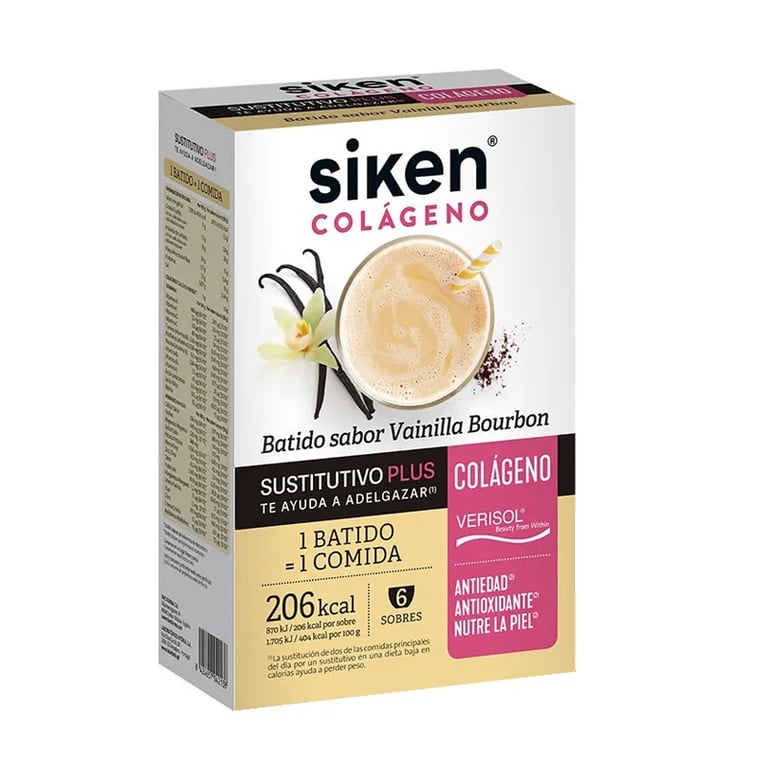 Batido Sustitutivo Plus Con Colágeno Vainilla Bourbon